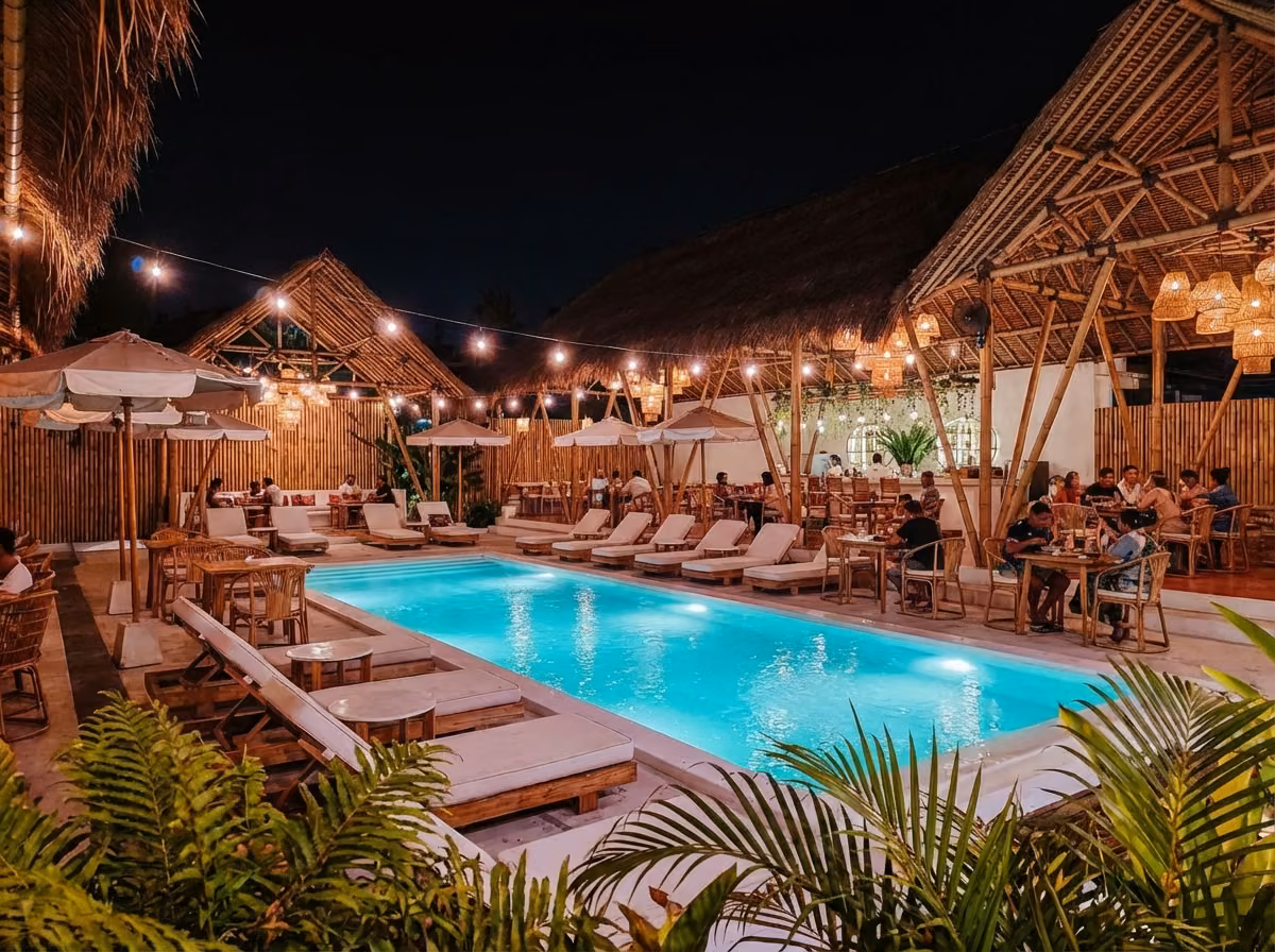 Modern Pool Lounge