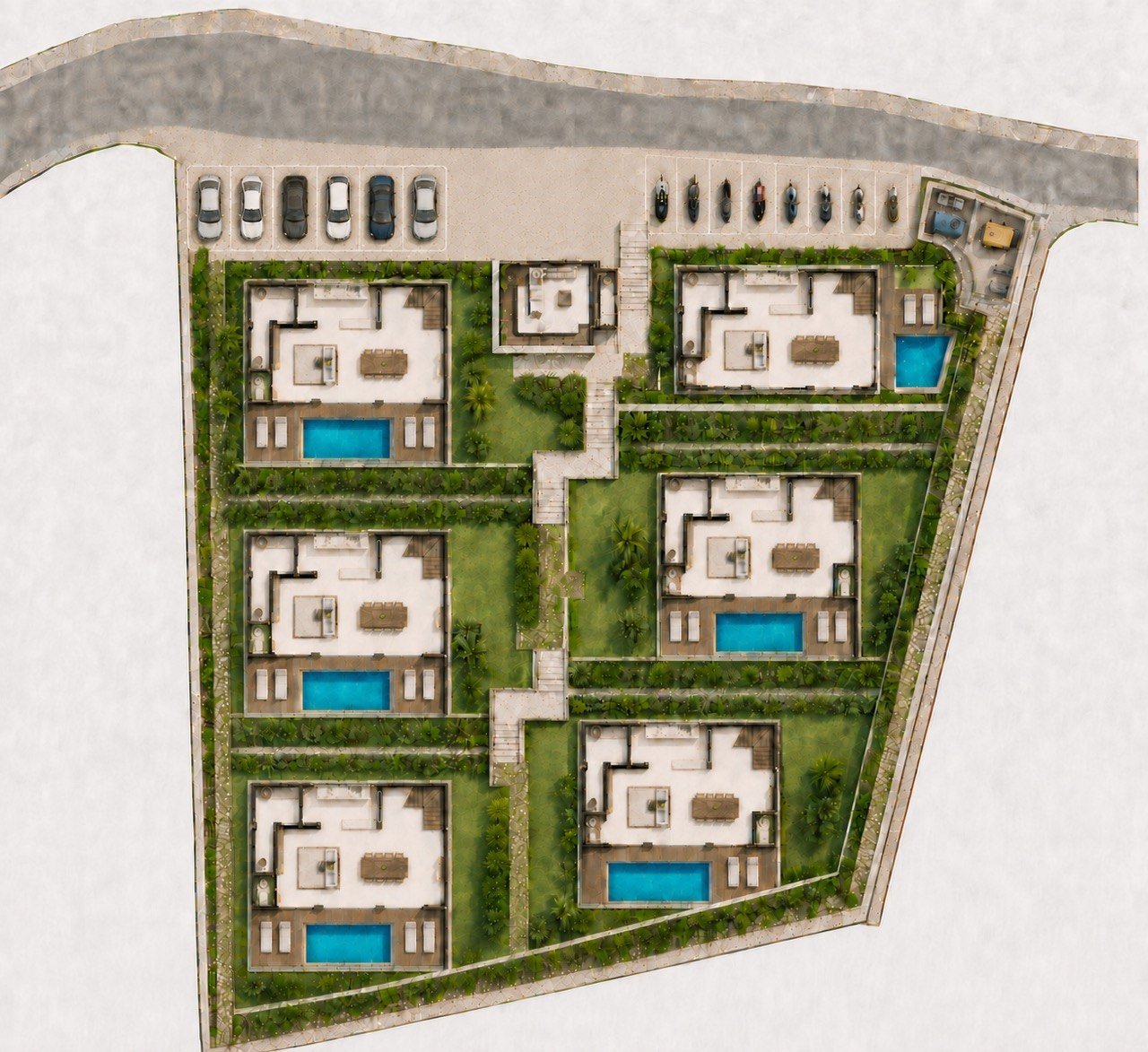 Samudra Villas master plan